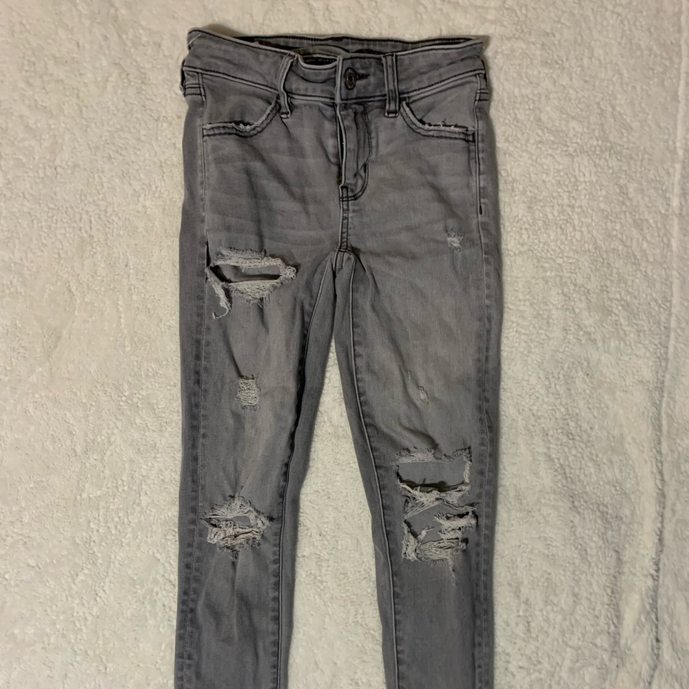 Grey American eagle jeans — size 000